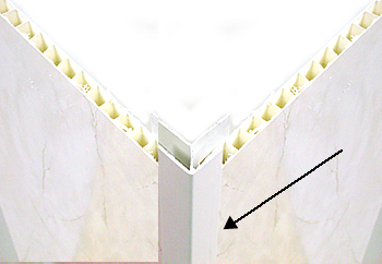 External Corner for PVC Panels