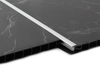 Silver Trim for PVC Panels