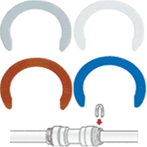 COLLET LOCKING CLIP RED
