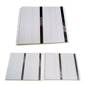 PVC Ceiling Panels - Cline Ash Silver Effect